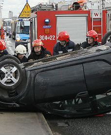 Wypadek na moście