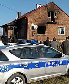 Pożar domu