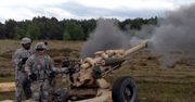 Strzelanie artyleryjskie żołnierzy USA pod Toruniem