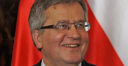 Bronisław Komorowski w Pradze