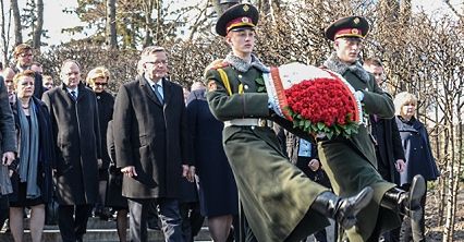Bronisław Komorowski na Ukrainie