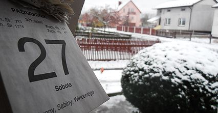 Sypnęło śniegiem w Polsce