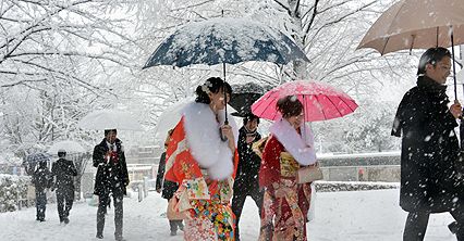 Zima sparaliżowała Japonię