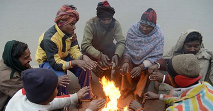Rekordowo niskie temperatury w Indiach