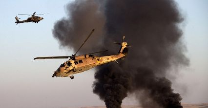 Izraelscy piloci dają popis umiejętności nad pustynią Negew