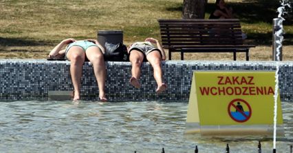 Rekordowa temperatura w Warszawie