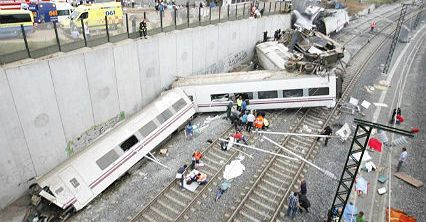 Tragedia na torach w Hiszpanii