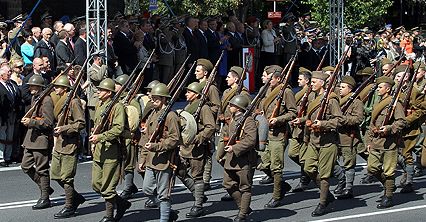 Parada wojskowa w Warszawie