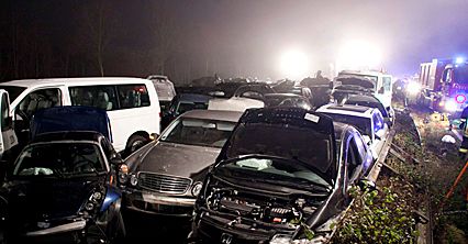Tragiczny wypadek we mgle