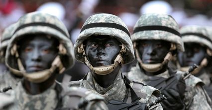 Wielka parada wojskowa w Peru