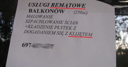 Śmieszne pomyłki i absurdalne tablice