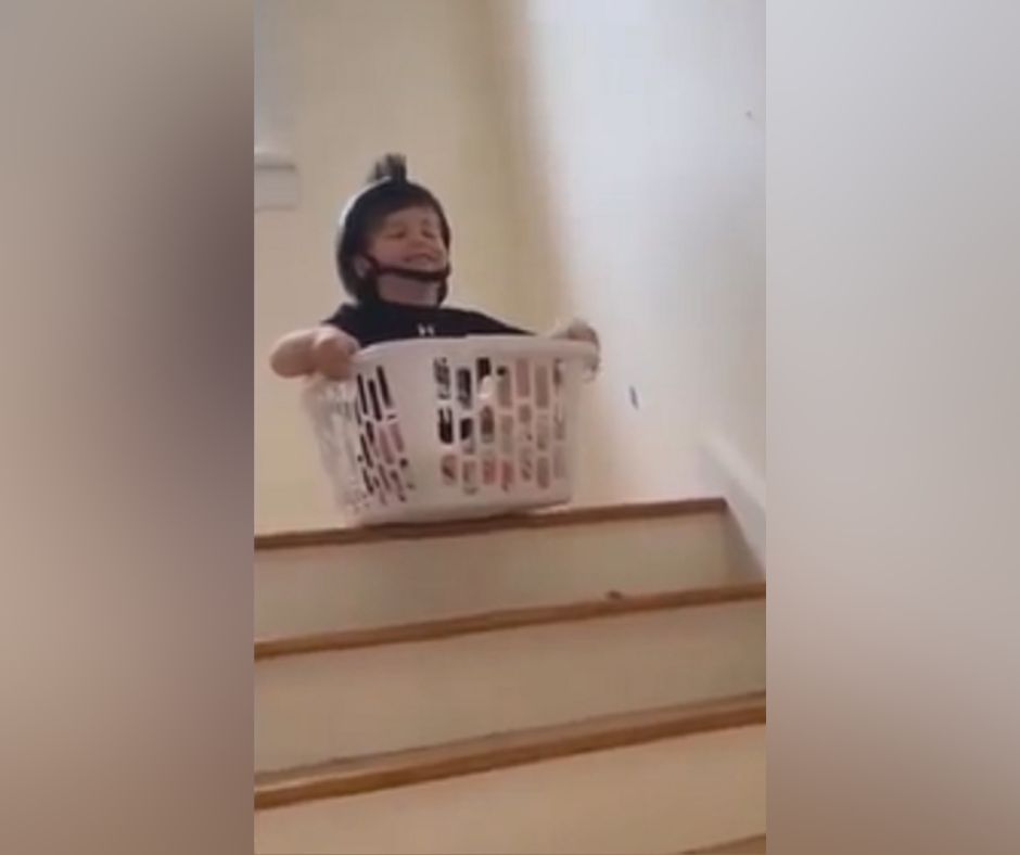 Zabawa z tatą mogła skończyć się tragicznie