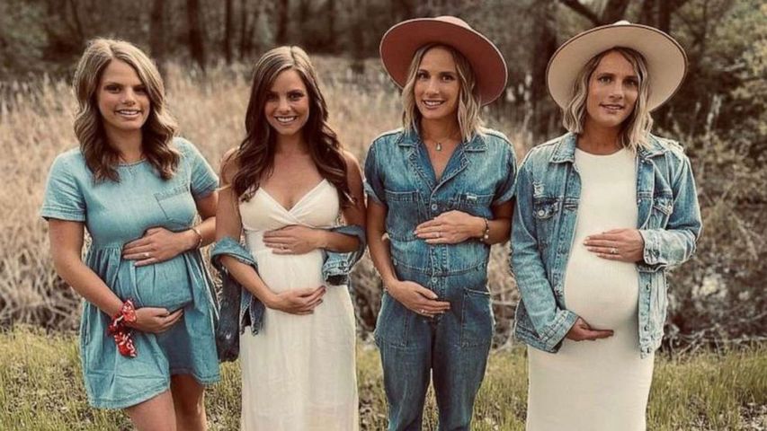 Cztery siostry w ciąży