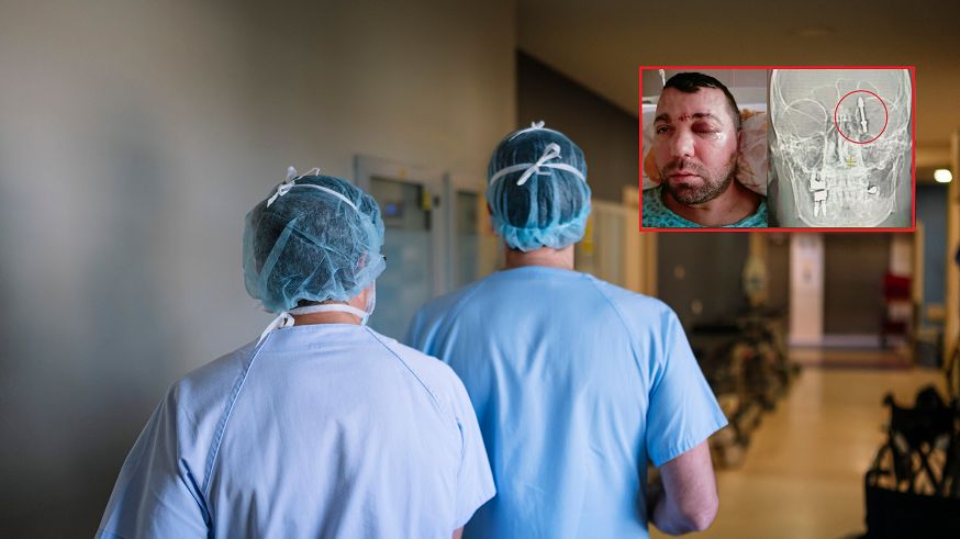 Nietypowe powikłanie. Śruba z implantu zęba przedostała się do mózgu