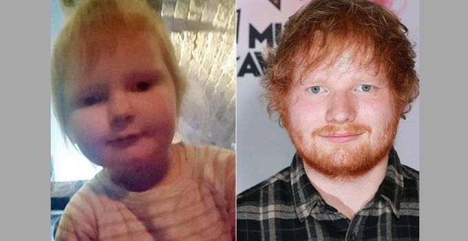 Dwuletnia dziewczynka wygląda jak Ed Sheeran. Niesamowite podobieństwo