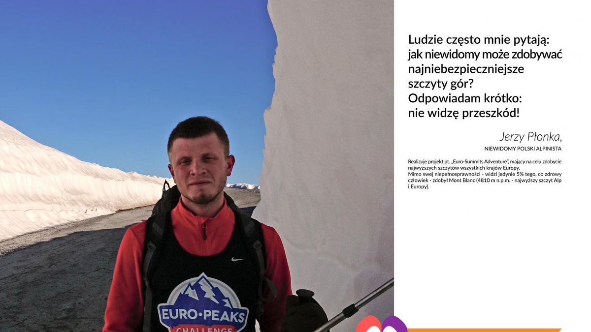 Wada wzroku nie jest ograniczeniem – rozmowa z Jerzym Płonką