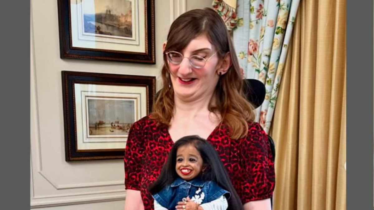 Najwyższa kobieta świata spotkała się z najniższą, by świętować różnice. Obie panie dzieli 152 cm