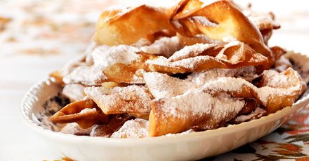 Faworki pieczone - zdrowa alternatywa
