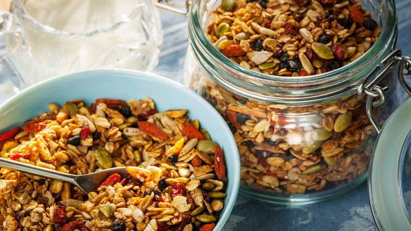 Granola to doskonałe śniadanie dla każdego dziecka