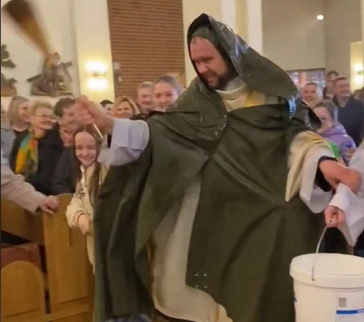 Nagranie z kościoła