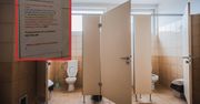 Wywiesiła kartkę w szkolnej toalecie. Miała dość zachowania uczennic