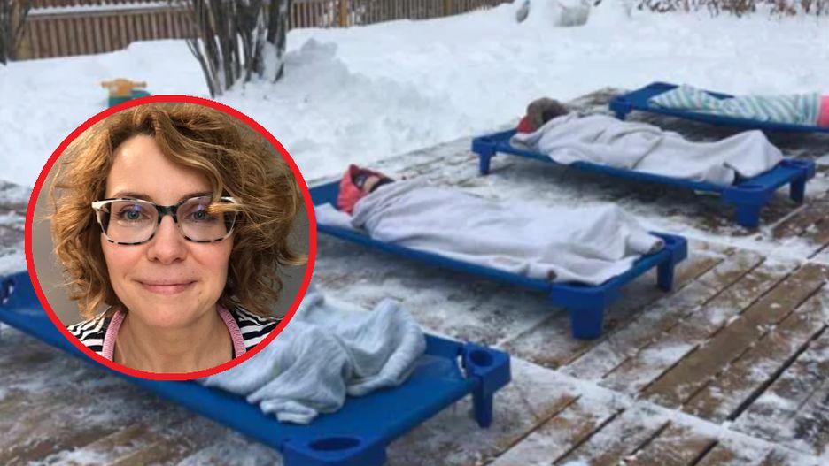 Żadna pogoda im niestraszna. Leżakują na zewnątrz nawet przy ujemnej temperaturze