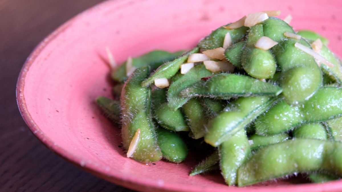 Fasolka edamame to wartościowe źródło magnezu i potasu.