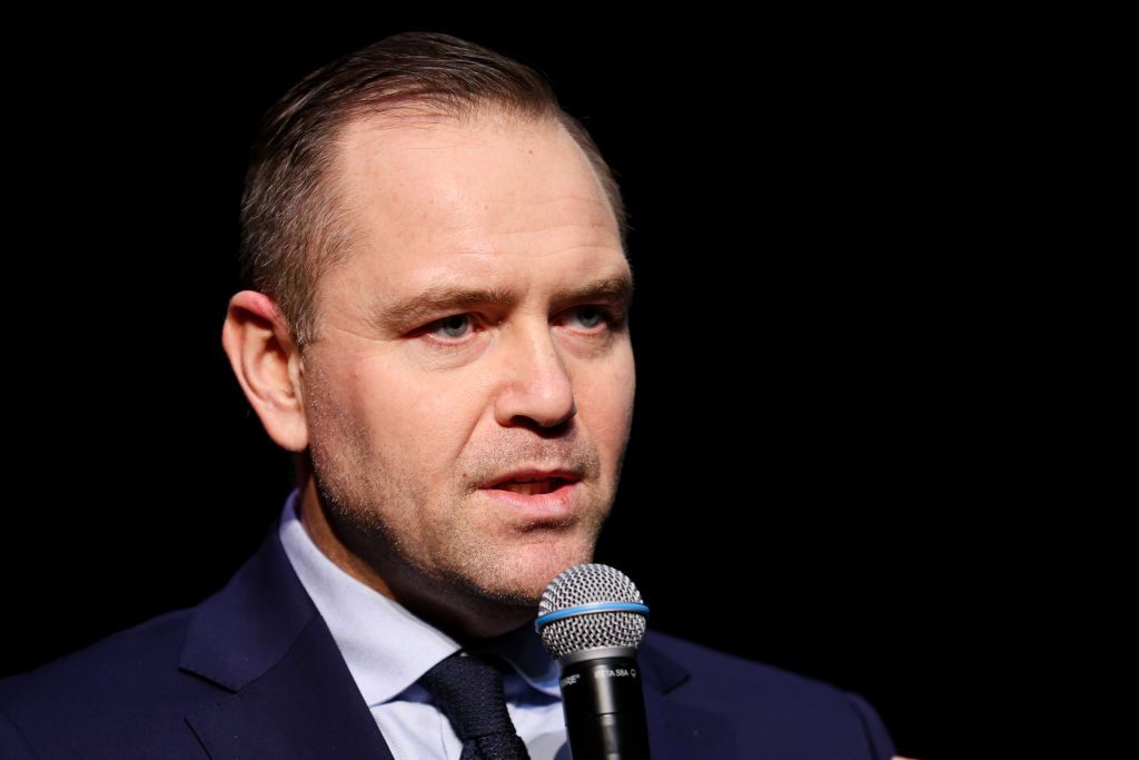 Karol Nawrocki na spotkaniu z wyborcami w Wieliczce