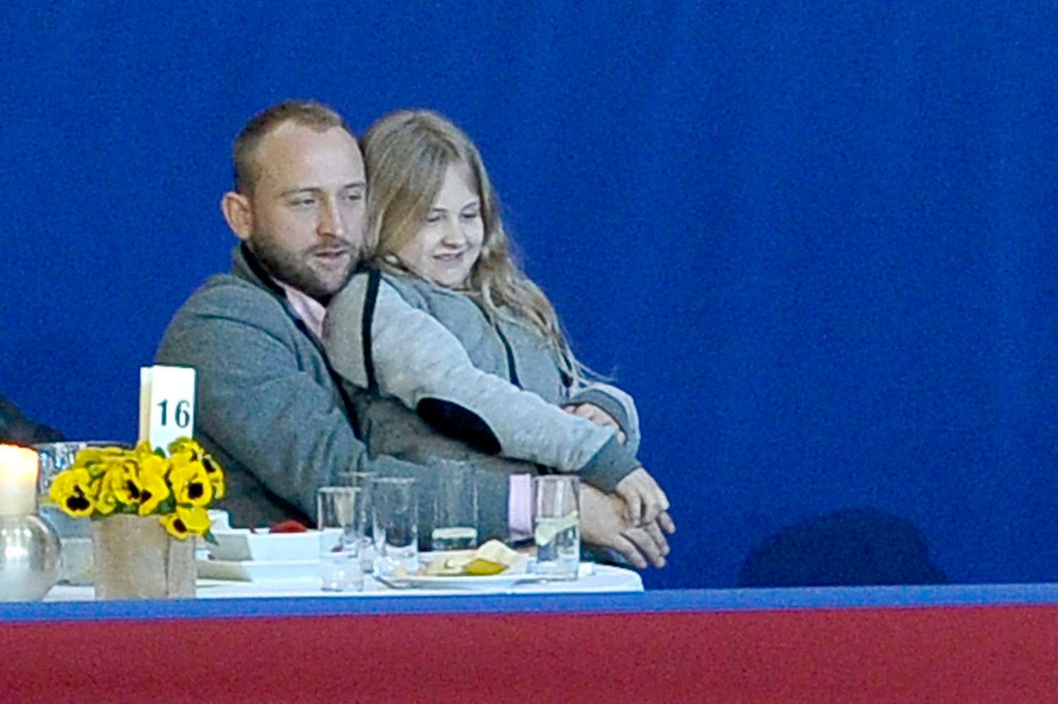 Borys Szyc z córką Sonią