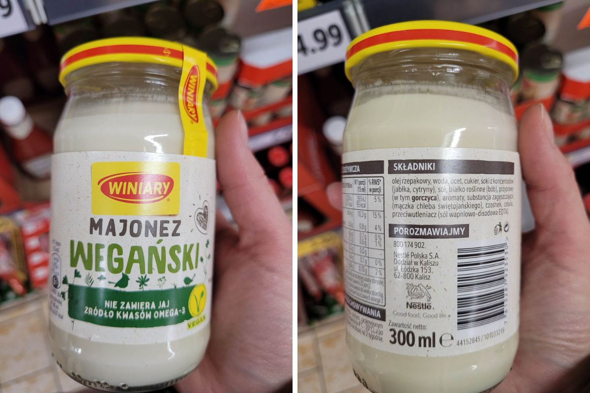 Winiary. &quot;Majonez wegański&quot;