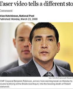 Policjant odpowiedzialny za śmierć Dziekańskiego znów zabił