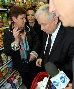 Kaczyński na zakupach: to wina Tuska!