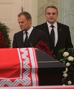 Premier pełnił wartę honorową w Pałacu Prezydenckim