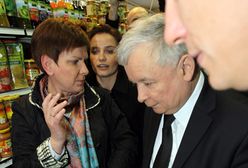 Kaczyński na zakupach: to wina Tuska!