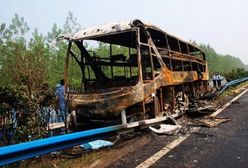 41 osób zginęło w płonącym autobusie