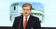 Komorowski wystrzelił i ucieka Sikorskiemu