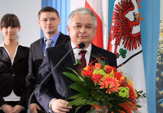 Niespodziewany koniec wizyty L.Kaczyńskiego w Gorzowie