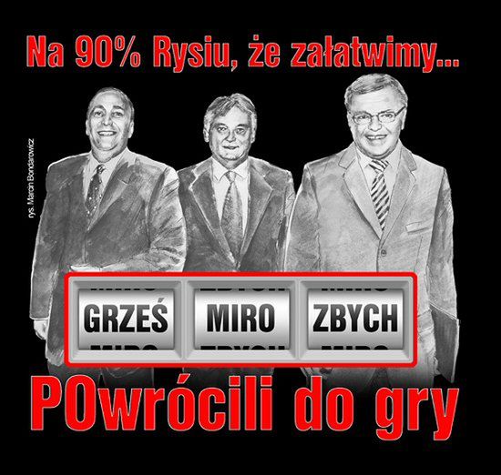 PiS robi reklamę o Grzesiu, Miro i Zbychu