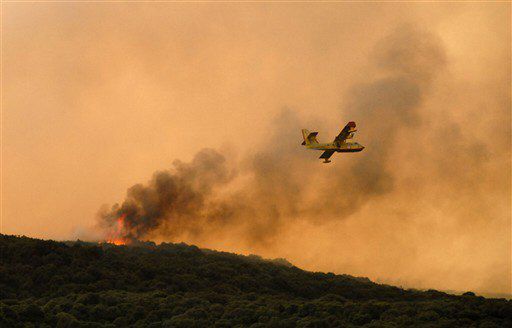 Piekielne pożary na Sardynii, dwie osoby zginęły