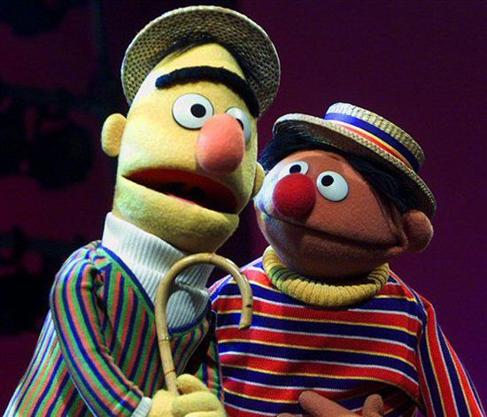 Ernie i Bert z "Ulicy Sezamkowej" są gejami?