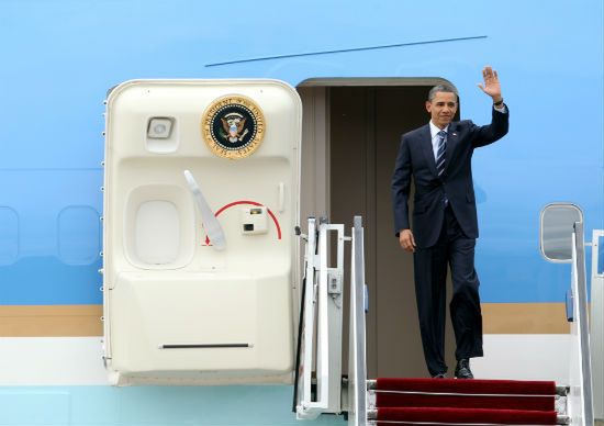 BOR-owcy chronili Obamę podczas wizyty w Polsce