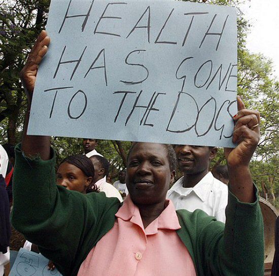 Już blisko 300 osób zmarło na cholerę w Zimbabwe