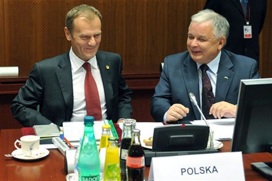 Lech Kaczyński dwukrotnie gorszy od Donalda Tuska