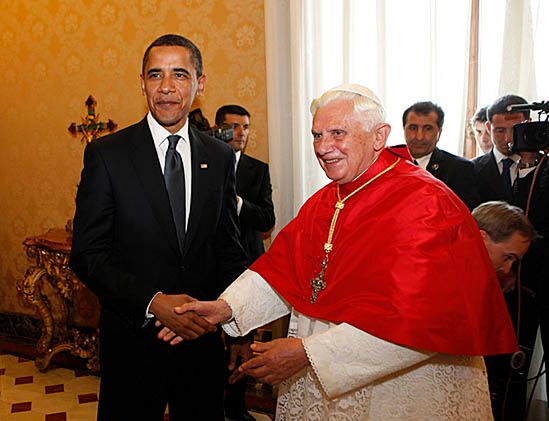 Benedykt XVI przyjął na audiencji Baracka Obamę