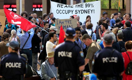 Policja zlikwidowała obozowisko "oburzonych" w Sydney