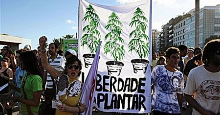 Marsz na rzecz legalizacji marihuany w Brazylii