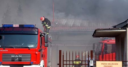 Pożar już ugaszono, ale tysiące kondomów poszło z dymem