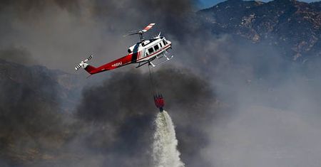 Gigantyczny pożar koło Los Angeles dziełem podpalacza