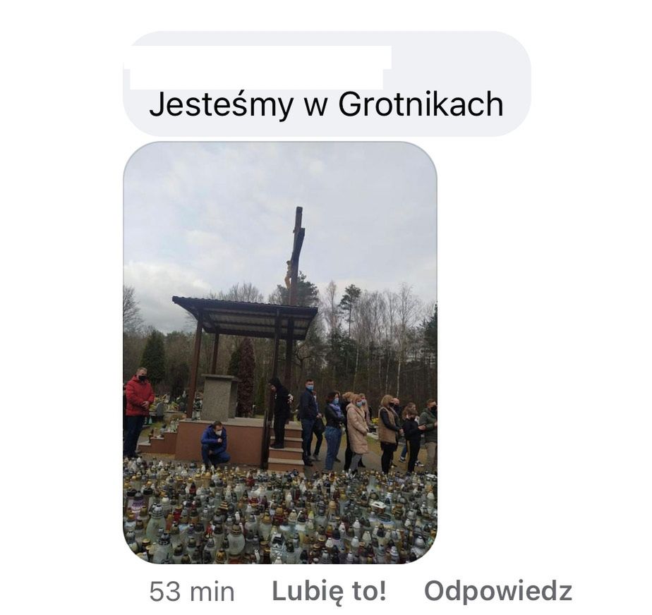 Zdjęcia fanów wykonane przy grobie Krzysztofa Krawczyka