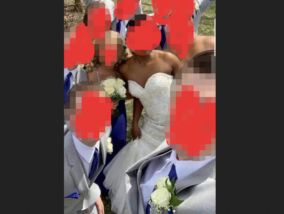 Panna młoda chyba nie była zadowolona